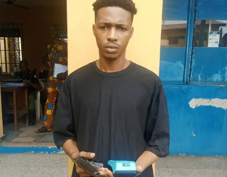 Bus Passenger Arrested With gun, Pos Machine In Edo