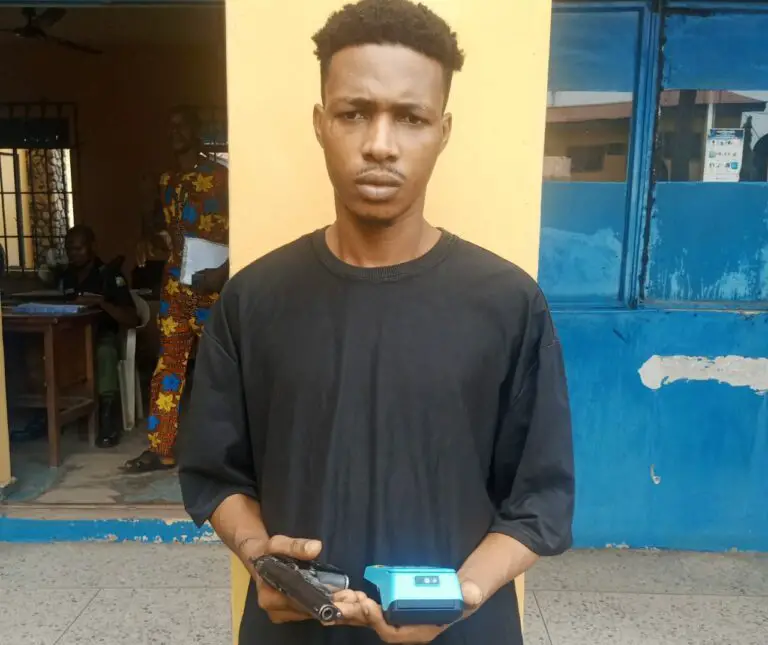 Bus Passenger Arrested With gun, Pos Machine In Edo