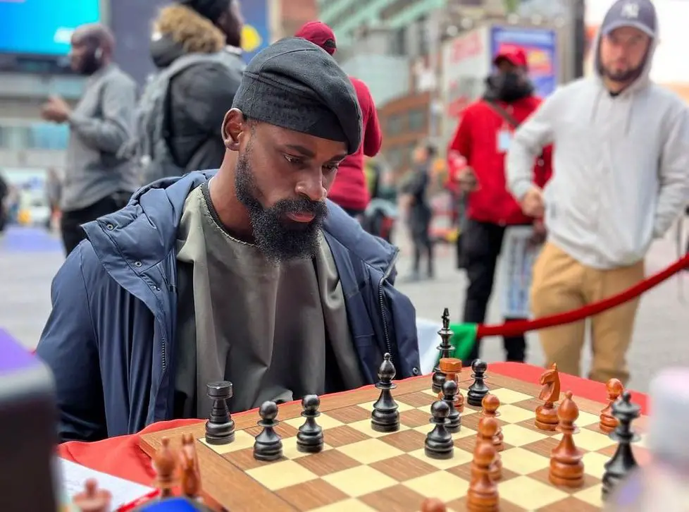 Tunde Onakoye: Nigerian Chess Master On Verge Of Breaking Guinness World Record