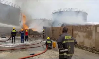 Fire Guts NNPCL Depot At Apapa, Lagos