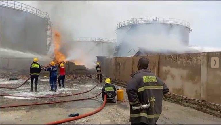 Fire Guts NNPCL Depot At Apapa, Lagos