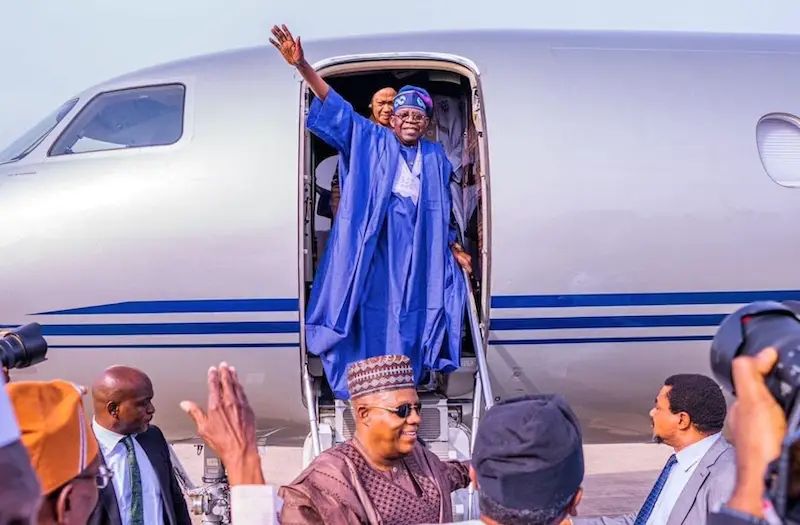 Tinubu Returns To Nigeria Amid Worries Of His Whereabouts