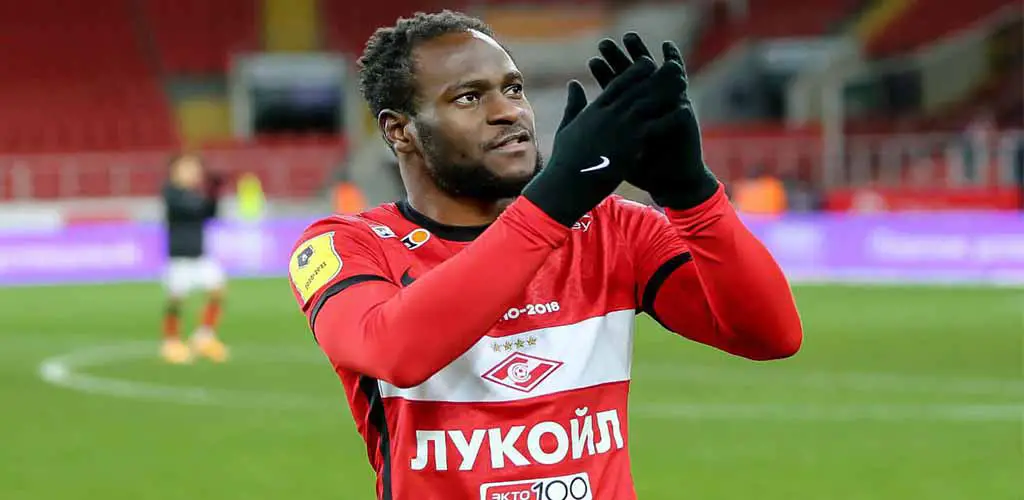 Nigeria's Victor Moses Departs Russian Club, Spartak Moscow