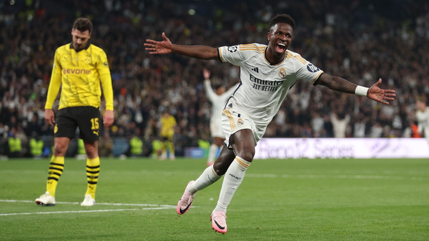 Vinicius, Carvajal Helps Real Madrid Secure 15th Champions League Title